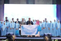 PNM Cabang Garut wujudkan rasa syukur dengan berbagai kepada anak yatim dari Panti Asuhan Al-Amin Garut, Rabu (18/6/2025)(Foto: Istimewa)