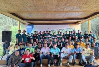PNM Cabang Garut menggelar aksi penanaman 500 pohon bertajuk “PNM Hijaukan Indonesia” melalui Program TJSL di kawasan Taman Wisata Alam (TWA) Gunung Papandayan, Kecamatan Cisurupan, Kabupaten Garut pada Sabtu (21/6/2025)(Foto: Istimewa)