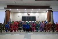 Sebanyak 54 peserta dari 27 kabupaten/kota siap bersaing di pemilihan Mojang Jajaka Jawa Barat 2025, di Trans Convention Centre, Kota Bandung, Minggu (20/7/2025).(Foto:deram/dara)
