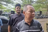 Ketua Forbat Suherman (depan) dan anggota Fajar Taupik (belakang)(Foto: Istimewa)