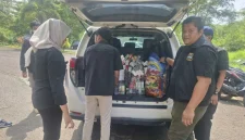 Rokok ilegal hasil sitaan Bea Cukai dari wilayah Ngamprah (Foto: Istimewa)