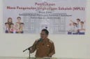 Bupati Sukabumi Asep Japar saat launching sekolah rakyat (Foto: Istimewa)