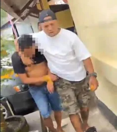 Petugas Reskrim Polsek Cibatu, Polres Garut, mengamankan MA (53), pelaku tipu gelap dengan modus hipnotis di Tebing Tinggi, Sumatera Utara yang menyebabkan korban mengalami kerugian Rp 400 juta (Foto: Istimewa)