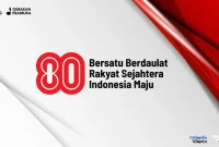 
Presiden Prabowo Subianto meluncurkan logo dan tema Hari Ulang Tahun (HUT) ke-80 Kemerdekaan Republik Indonesia yang digelar di Istana Negara, Jakarta, Rabu (23/07/2025).(Foto: setneg)