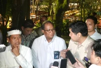 Mentri PKP dan Gubernur Jabar ingatkan masyarakat jauhi rentenir dan manfaatkan pembiayaan resmi saat peluncuran pembiayaan mikro perumahan di Lembur Pakuan Subang, Rabu (23/7/2025)(Foto: Istimewa)