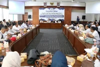 
Penyuluhan Hukum terkait Pencegahan Tindak Pidana Pengelolaan Anggaran Sekolah Pada Satuan Pendidikan Dikmas, SD, dan SMP se-Kabupaten Garut yang berlangsung di Aula BJB Cabang Garut, Jalan Ahmad Yani, Kecamatan Garut Kota, Kabupaten Garut, Rabu (13/8/2025).(Foto: andre/dara)
